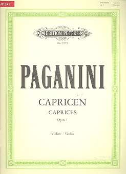Capricen op.1 : für Violine solo