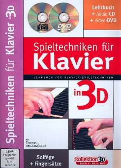 Spieltechniken für Klavier in 3D (+CD +DVD)