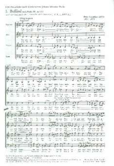 3 Psalmlieder op.13 nach Klaviersätzen von J.S. Bach :