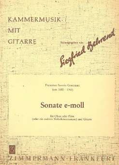 Sonate e-Moll : für Oboe (Fl) und