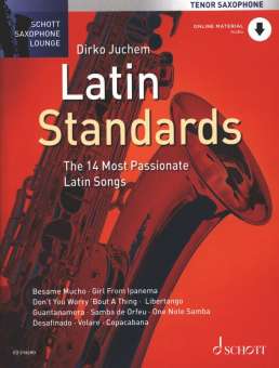 Latin Standards für Tenorsaxophon (+Online Audio)