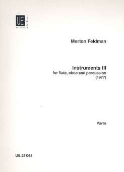 Instruments III (Flöte, Oboe und Schlagzeug)