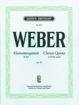Quintett op.34 für Klarinette