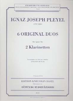 6 Original-Duos : für 2 Klarinetten