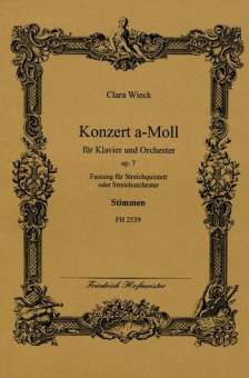 Konzert a-Moll op.7 für Klavier und Orchester :