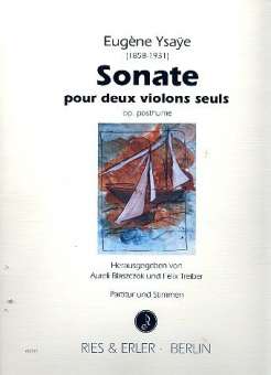 Sonate op.posthume : pour