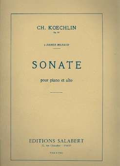 Sonate op.53 : pour alto et piano