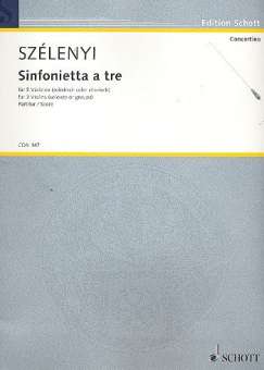Sinfonia à tre : für 3 Violinen