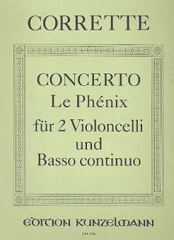 Concerto Le Phénix : für 2 Violoncelli