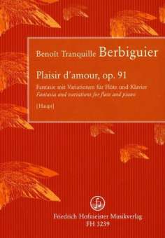 Plaisir d'amour op.91 :für Flöte und Klavier