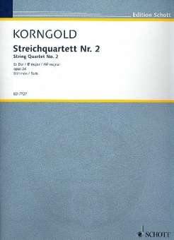Streichquartett Es-dur Nr.2 op.26
