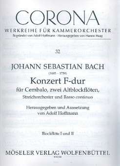 Konzert F-Dur BWV1057 : für Cembalo,