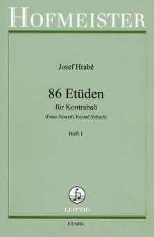 86 Etüden Band 1 (Nr.1-44) : für Kontrabaß