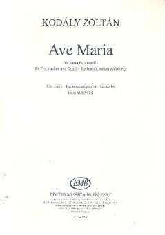 Ave Maria für Frauenchor und Orgel