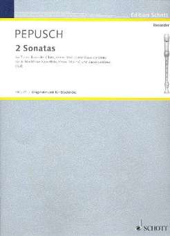 2 Sonaten für Altblockflöte