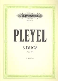 6 kleine Duos op.59 : für 2 Violinen