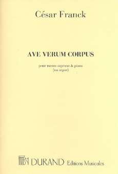 Ave verum corpus : pour mezzo-soprano