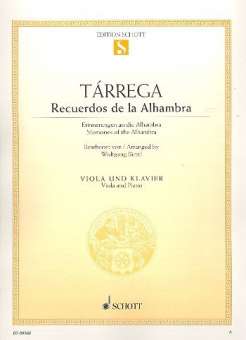 Recuerdos de la Alhambra : für Viola