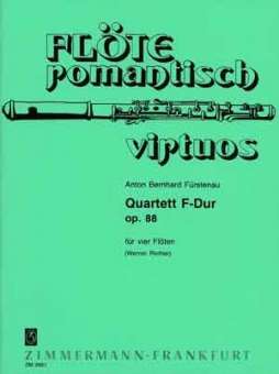 Quartett F-Dur op.88 : für 4 Flöten