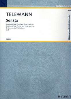 Sonate e-Moll : für Oboe und Bc