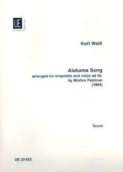 Alabama Song : for Ensemble (voice ad lib)