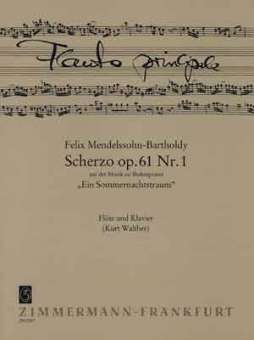 Scherzo op.61,1 : für Flöte