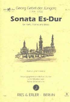 Sonate Es-Dur  : für Harfe, Violine und Bass