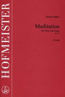 Meditation op.71 : für Flöte und Orgel