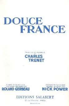 Douce France : pour chant et piano