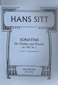 Sonatine op.109,2 : für Violine