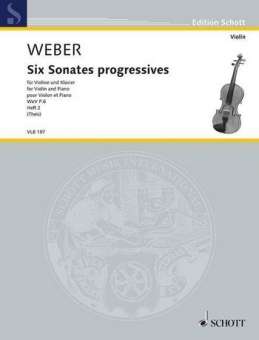 6 Sonates progressives WeVP6 Band 2 (Nr.4-6) :