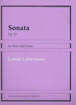 Sonata op.23 : for flute and piano