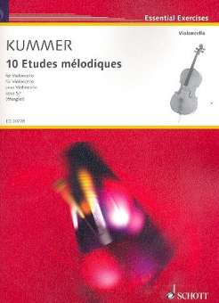 10 Etudes mélodiques : für Violoncello