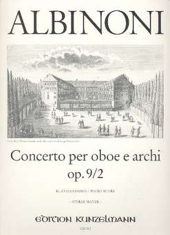 Concerto per oboe e archi op.9,2 (Klavierauszug)