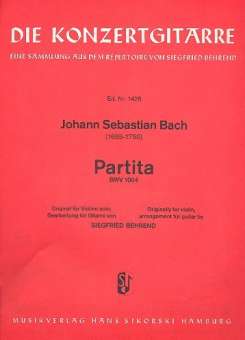 Partita d-Moll BWV1004 für Violine