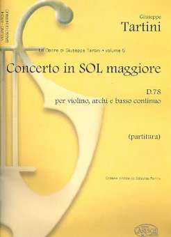 Concerto in Sol maggiore D78 :