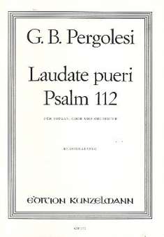 Laudate pueri : Psalm 112 für Sopran,