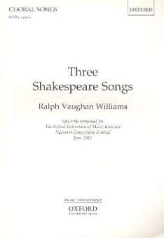 3 Shakespeare Songs :