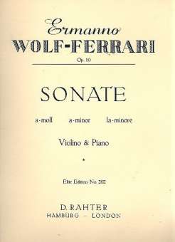 Sonate a-Moll op.10 : für