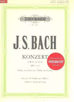 Konzert für Violine, Streicher und Basso continuo a-Moll BWV 1041 - Ausgabe für Violine und Klavier mit CD