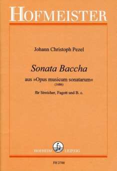 Sonata baccha : für Fagott, Streicher und Bc