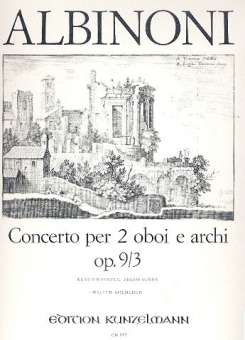 Konzert F-Dur op.9,3 für 2 Oboen