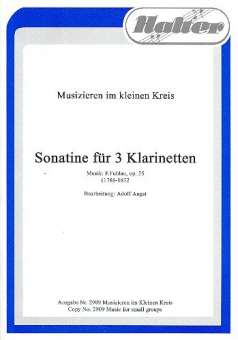 Sonatine op.55 : für 3 Klarinetten