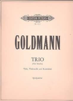 Trio (4 Stücke ) : für Viola,