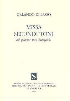 Missa secundi toni : für gem Chor