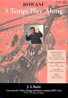 Konzert für Violine, Streicher und B.c. BWV 1042 in E-Dur (Solostimme + 2 CDs)