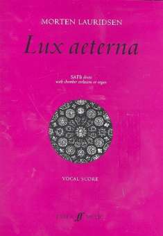 Lux aeterna : for mixed chorus