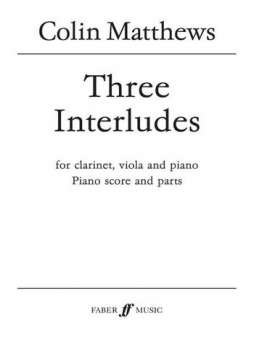 Three Interludes (clarinet/viola/piano)
