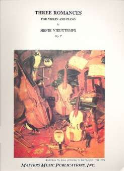3 romances op.7 : for violin