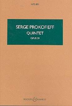 Quintett op.39 : für Oboe, Klarinette,